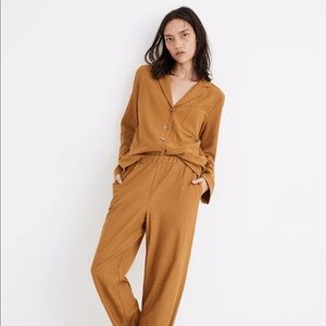 Madewell Mustard Pajama Set